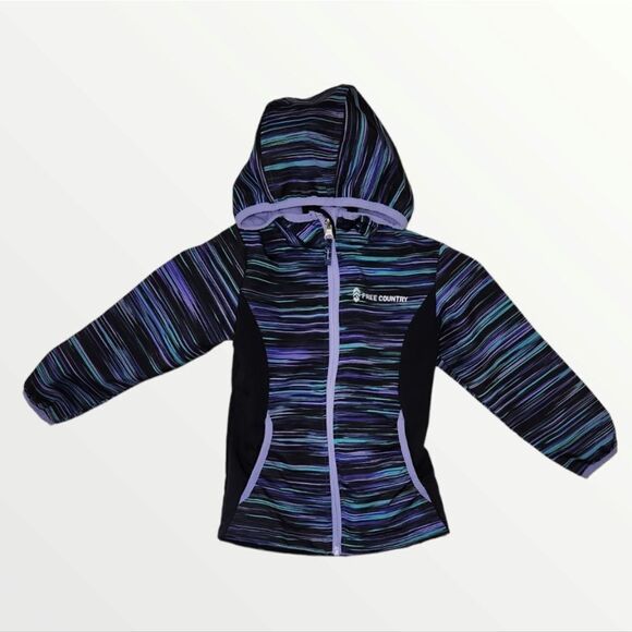 Free Country Girls' Hooded Softshell Jacket size 4 - Picture 2 of 10